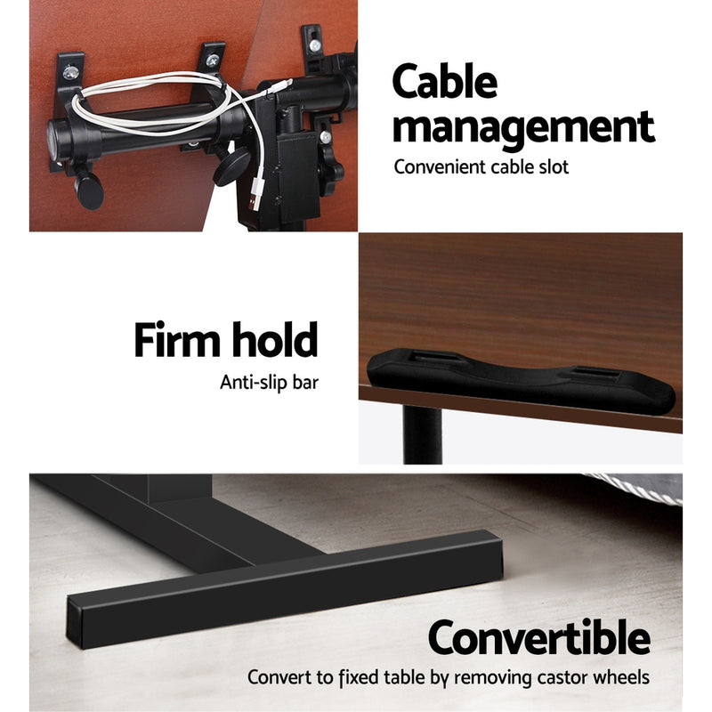 Adjustable Computer Stand - Walnut