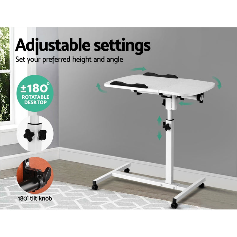 Adjustable Computer Stand - White