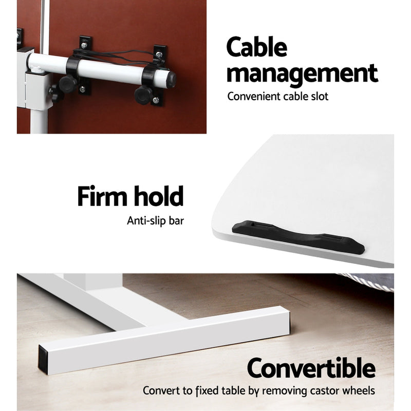 Adjustable Computer Stand - White