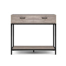 Hallway Console Table Hall Side Entry Display Desk Drawer Storage Oak