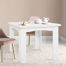 Extending Dining Table 6 Seater Wooden Kitchen Tables White Cafe