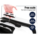 3 Piece Lightweight Hard Suit Case Luggage White