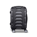 20" Luggage Sets Suitcase Trolley Travel Hard Case Lightweight Black