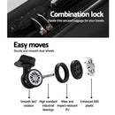 20" Luggage Sets Suitcase Trolley Travel Hard Case Lightweight Black