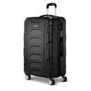 28" Luggage Sets Suitcase Trolley Travel Hard Case Lightweight Black