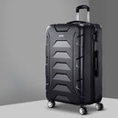 28" Luggage Sets Suitcase Trolley Travel Hard Case Lightweight Black