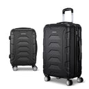 2PCS Carry On Luggage Sets Suitcase TSA Travel Hard Case Lightweight Black