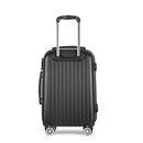 24inch Lightweight Hard Suit Case Luggage Black