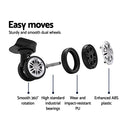 3pc Luggage Sets Suitcases Set Travel Hard Case Lightweight Blue