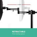 2 Arms Adjustable Monitor Screen Holder - Black