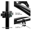 2 Arms Adjustable Monitor Screen Holder - Black