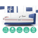 Giselle Bedding Memory Foam Mattress Topper Queen Size 5cm Underlay Fabric Cover