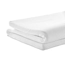Giselle Bedding Memory Foam Mattress Topper Queen Size 5cm Underlay Fabric Cover