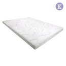 Giselle Bedding King Size 8cm Cool Gel Memory Foam Mattress Topper