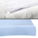 Giselle Bedding King Size 8cm Cool Gel Memory Foam Mattress Topper
