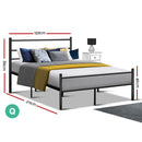 Metal Queen Bed Frame - Black