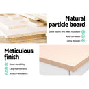 Metal Desk with Shelves - White with Oak Top