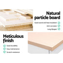 Metal Desk with Drawer - White with Oak Top