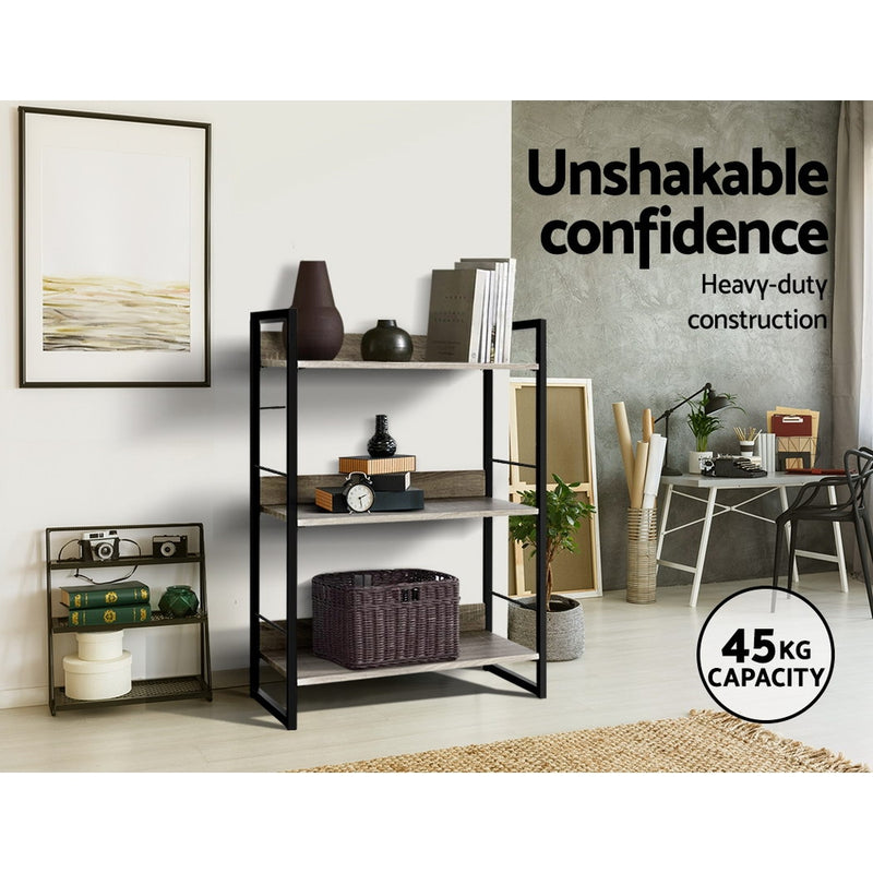 Bookshelf Display Shelves Wooden Book Shelf Wall Corner Bookcase Storage