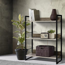 Bookshelf Display Shelves Wooden Book Shelf Wall Corner Bookcase Storage