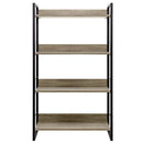 Book Shelf Display Shelves Corner Wall Wood Metal Stand Hollow Storage