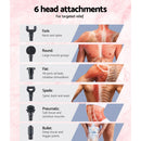 LCD Massage Gun Electric Massager 6 Heads Muscle Tissue Percussion Therapy AU