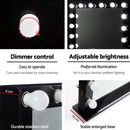 Make Up Mirror with LED Lights - Black