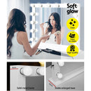 Make Up Mirror with LED Lights - White