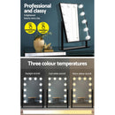 LED Standing Makeup Mirror - Black