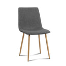 Set of 4 Collins Dining Chairs - Dark Grey