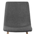 Set of 4 Collins Dining Chairs - Dark Grey