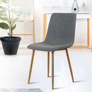 Set of 4 Collins Dining Chairs - Dark Grey