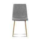 Set of 4 Collins Dining Chairs - Light Grey