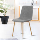 Set of 4 Collins Dining Chairs - Light Grey