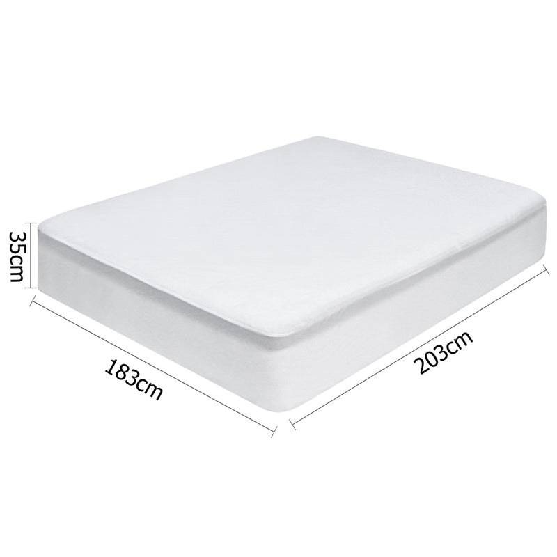 Giselle Bedding King Size Waterproof Bamboo Mattress Protector