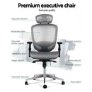 Office Chair Gaming Chair Computer Chairs Mesh Net Seating Grey