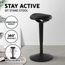 Sit Stand Stool Active Motion Stools Office Chair School For Standing Desk Black