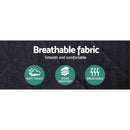 Wooden Office Chair Computer Gaming Chairs Executive Fabric Grey