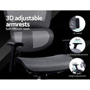 Office Chair Computer Gaming Chair Mesh Net Seat Grey