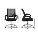 Office Chair Gaming Chair Computer Mesh Chairs Executive Mid Back Black