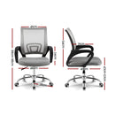 Office Chair Gaming Chair Computer Mesh Chairs Executive Mid Back Grey