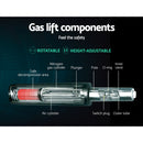 Office Chair Gaming Chair Computer Mesh Chairs Executive Mid Back Grey