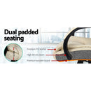 Executive PU Leather Office Desk Computer Chair - Beige