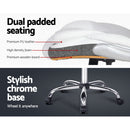 PU Leather Executive Office Desk Chair - White