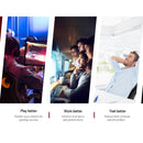 Racing Style PU Leather Office Desk Chair - Orange