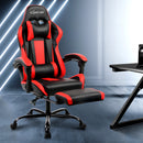 Gaming Office Chair Computer Seating Racer Black and Red
