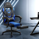 Office Chair Computer Desk Gaming Chair Study Home Work Recliner Black Blue