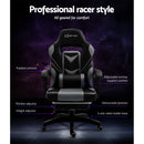 Office Chair Computer Desk Gaming Chair Study Home Work Recliner Black Grey