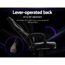 Office Chair Computer Desk Gaming Chair Study Home Work Recliner Black Grey