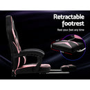 Office Chair Computer Desk Gaming Chair Study Home Work Recliner Black Pink